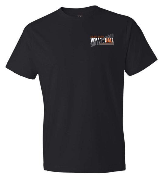 Volleyball small chest logo only