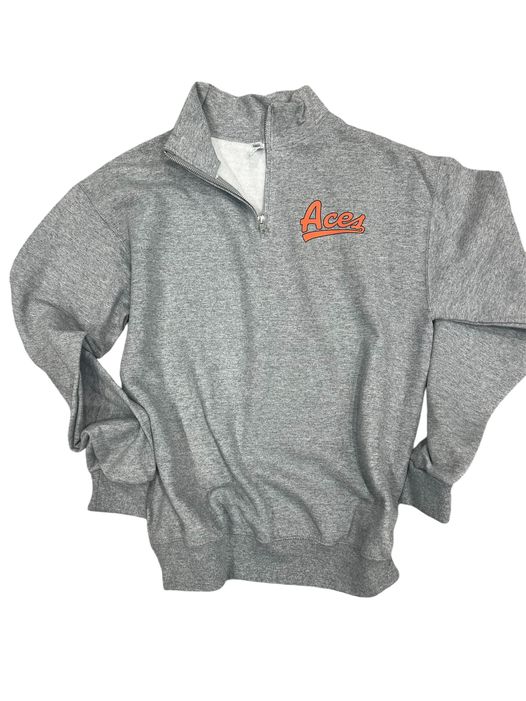 Aces Quarter Zip Jerzees Nublend® Cadet Collar Quarter-Zip Sweatshirt