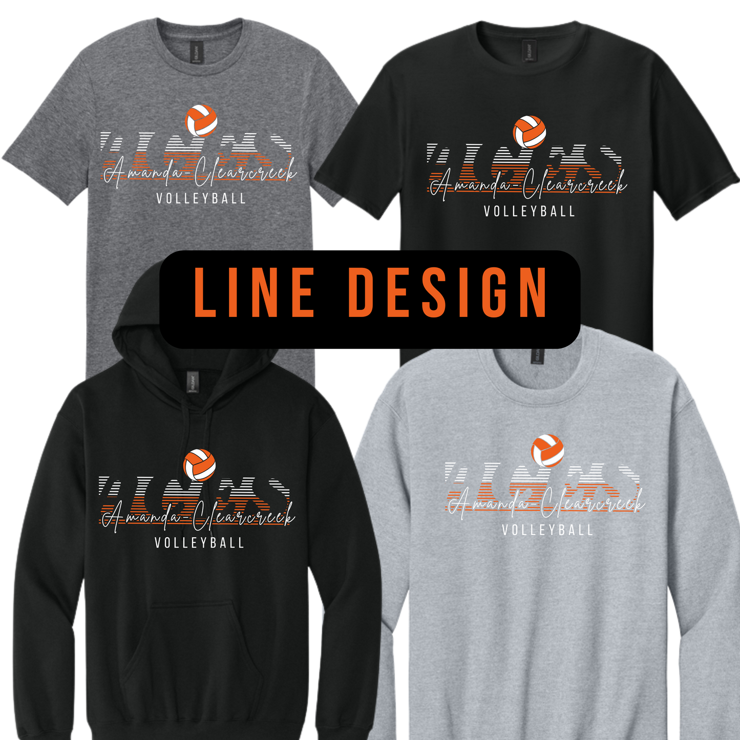Aces Volleyball line design